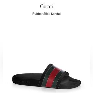 Gucci Rubber Slides. Size 8M/9W. Never worn.